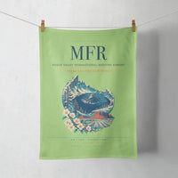 Thumbnail for Rogue Valley International–Medford Airport (MFR) design on light green towel