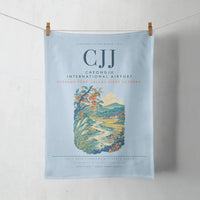 Thumbnail for Cheongju International Airport (CJJ) design on light blue towel