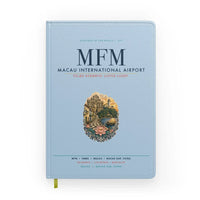 Thumbnail for Macau International Airport (MFM) design on light blue notebook