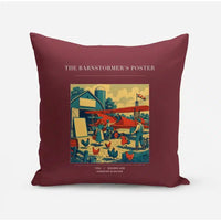 Thumbnail for VINTAGE G4165 - The Barnstormer's Poster - Designed Pillows design on darkred