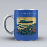 Thumbnail for VINTAGE G4342 - The Tea Terrace Overflight - Ceramic Mug design on blue