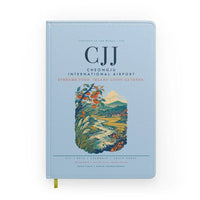 Thumbnail for Cheongju International Airport (CJJ) design on light blue notebook