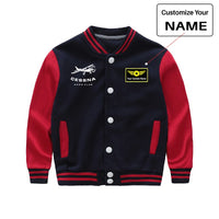 Thumbnail for Cessna Aeroclub Baseball Jacket - view 5
