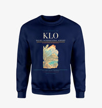 Thumbnail for Kalibo International Airport (KLO) design on navy blue sweatshirt