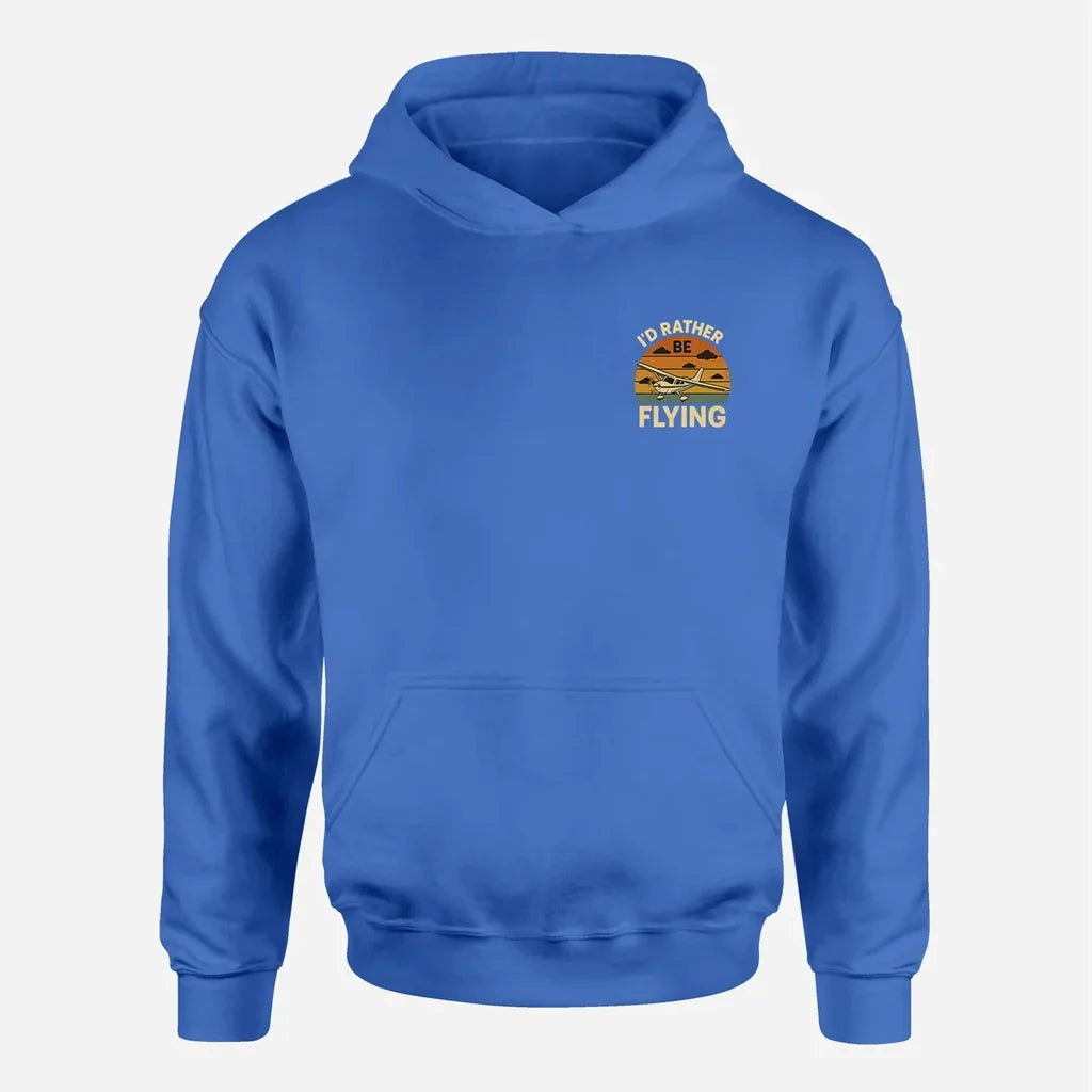 Customisable I'd Rather Be Flying Hoodie - view 4