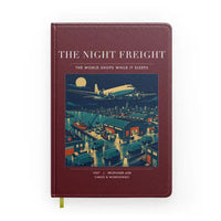 Thumbnail for VINTAGE G4111 - The Night Freight - Designed Notebooks design on darkred