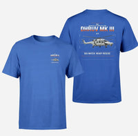 Thumbnail for HAL ALH Dhruv Mk III design on blue t-shirt, double-side print