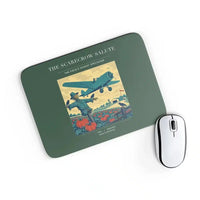 Thumbnail for VINTAGE G4396 - The Scarecrow Salute - Designed Mouse Pads design on darkgreen rectangle