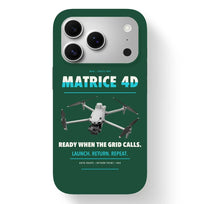 Thumbnail for DJI Matrice 4D Case design on dark green iphone case