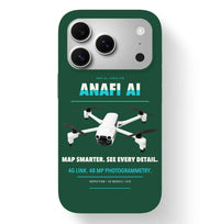 Thumbnail for Parrot ANAFI Ai Case design on dark green iphone case