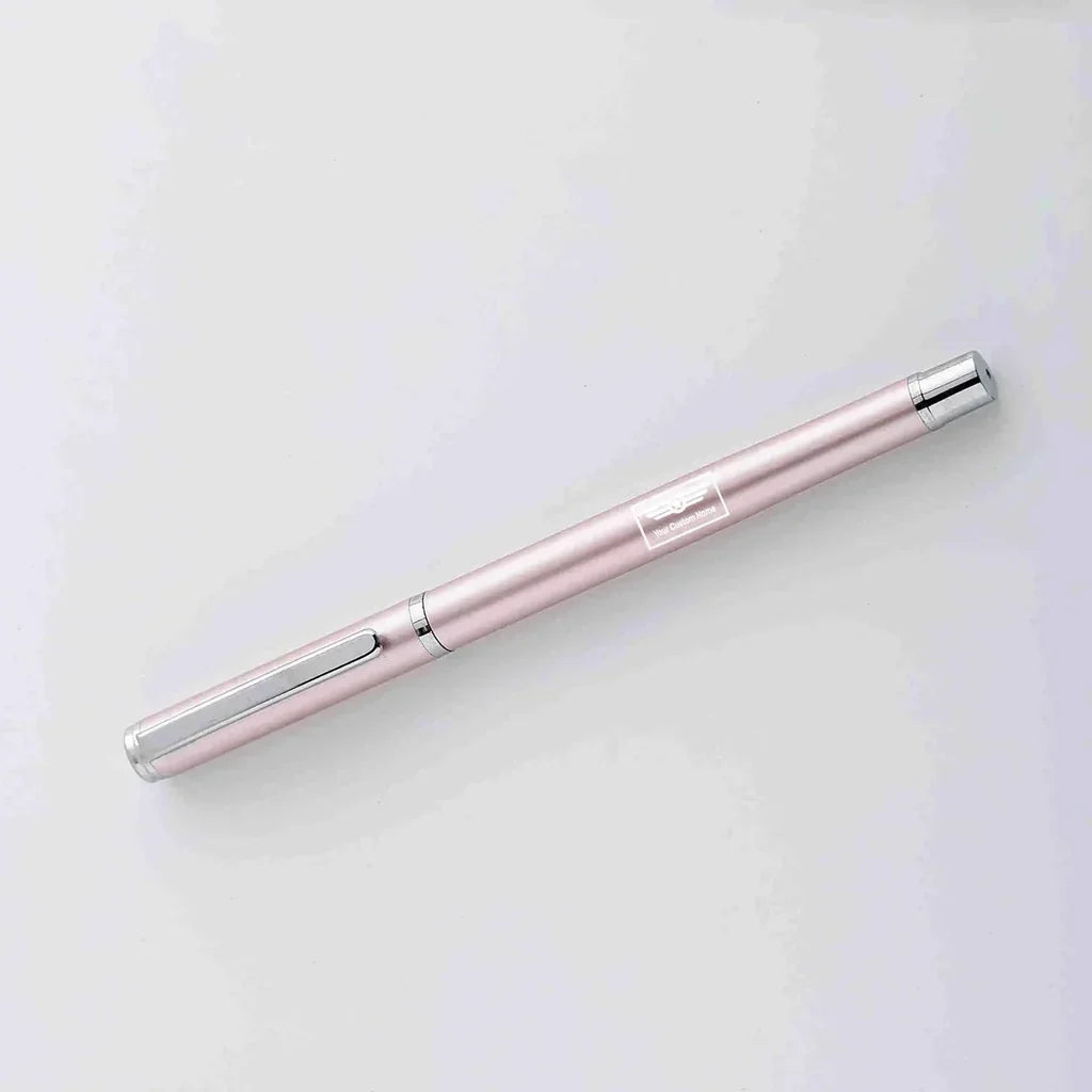 Custom Name (Badge 1) ballpen - pink