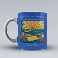 Thumbnail for VINTAGE G4500 - The Five Hundredth Sunrise - Ceramic Mug design on blue