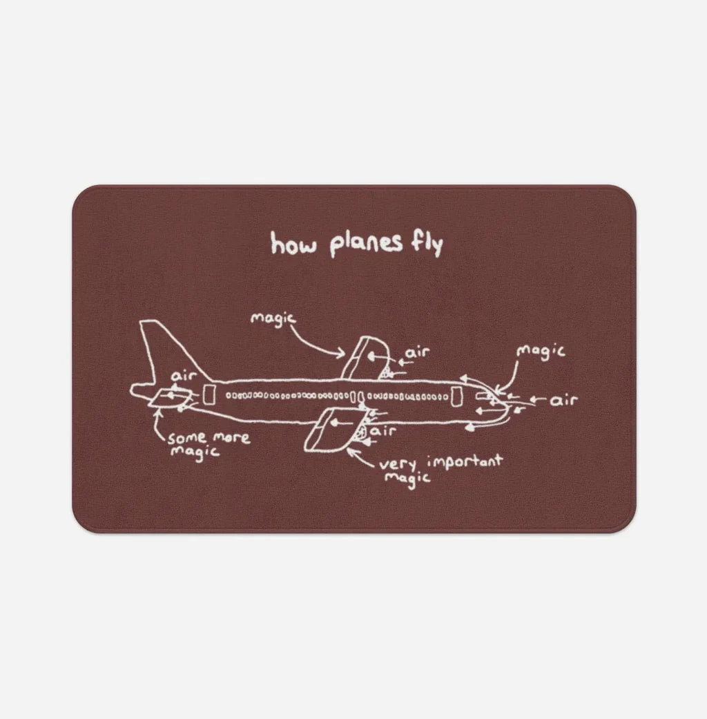 How Planes Fly Bath Mat - view 4