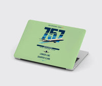 Thumbnail for Boeing 757-300 design on light green MacBook case
