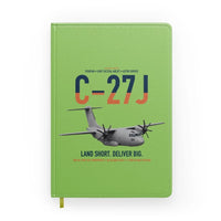 Thumbnail for C-27J Spartan design on light green notebook