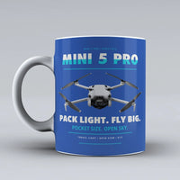 Thumbnail for Mini 5 Pro Mug design on blue dji