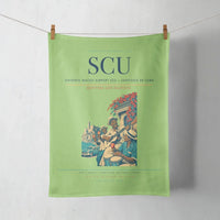 Thumbnail for Antonio Maceo Airport (SCU) design on light green towel