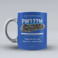 Thumbnail for Mug design on blue pw127m