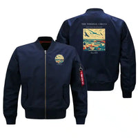 Thumbnail for VINTAGE G4474 - The Thermal Circus - Bomber Jacket design on blue