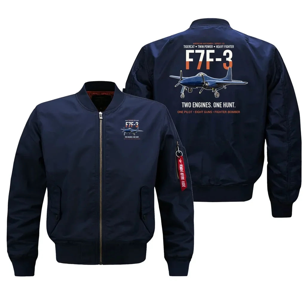 F7F-3 TIGERCAT design on blue bomber