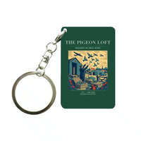 Thumbnail for VINTAGE G4526 - The Pigeon Loft - Designed Key Chain design on darkgreen
