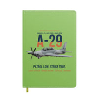 Thumbnail for A-29 Super Tucano Light Attack design on light green notebook