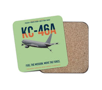 Thumbnail for KC-46A PEGASUS design on light green 1 piece coaster