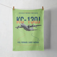 Thumbnail for KC-130J SUPER HERCULES design on light green towel