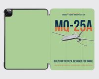 Thumbnail for MQ-25A STINGRAY design on light green ipad tablet case