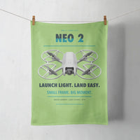 Thumbnail for DJI Neo 2 design on light green towel