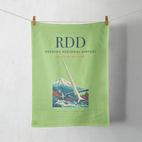 Thumbnail for Redding Regional Airport (RDD) design on light green towel