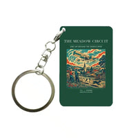 Thumbnail for VINTAGE G4325 - The Meadow Circuit - Designed Key Chain design on darkgreen