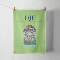 Thumbnail for Djerba-Zarzis International Airport (DJE) design on light green towel