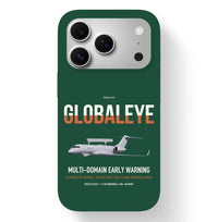 Thumbnail for Saab GlobalEye design on dark green magsafe iphone case, for iPhone 17 Pro