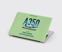 Thumbnail for Airbus A350-1000ULR design on light green MacBook case