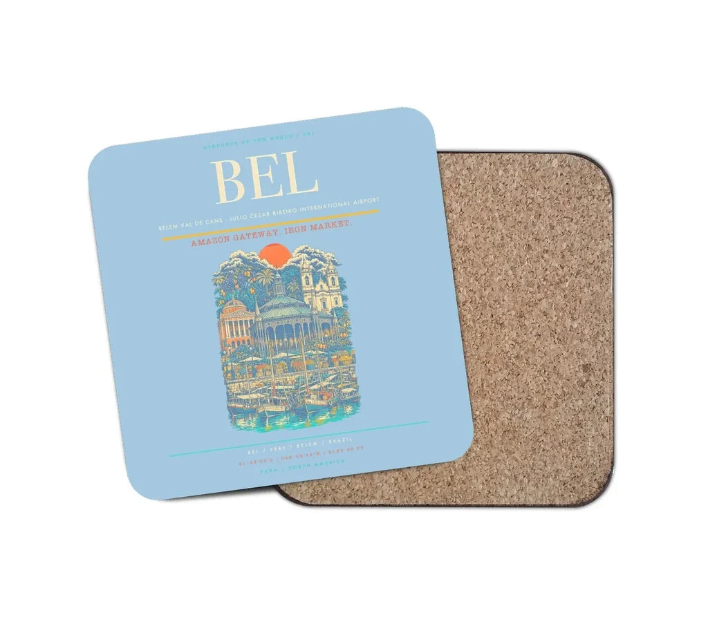 Belem Val de Cans - Julio Cezar Ribeiro International Airport BEL Coaster 1-Piece - Light Blue
