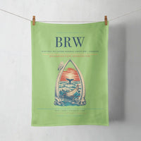 Thumbnail for Wiley Post–Will Rogers Memorial Airport (BRW) design on light green towel