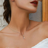 Thumbnail for Mini Plane Shaped Necklace - view 5