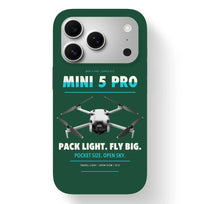 Thumbnail for DJI Mini 5 Pro Case design on dark green iphone case