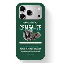 Thumbnail for CFM56-7B Case design on dark green iphone case