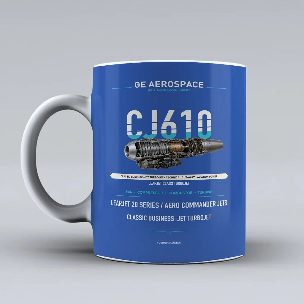 Mug design on blue cj610