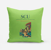Thumbnail for Antonio Maceo Airport (SCU) design on light green pillow