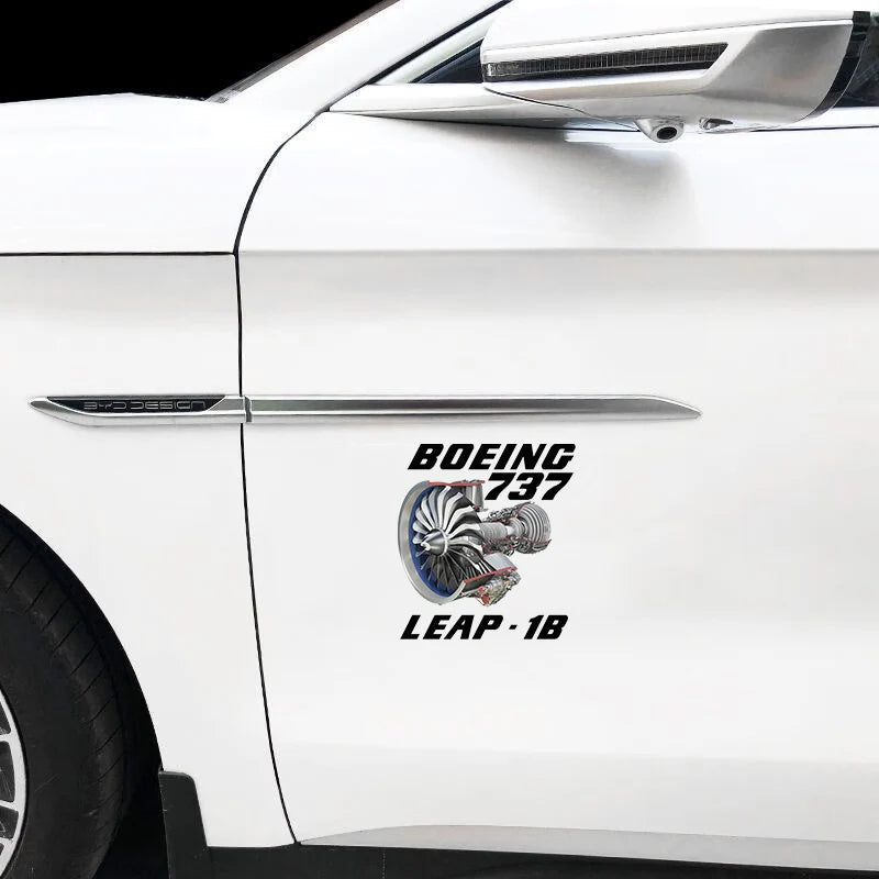 Boeing 737 Car Sticker - view 4