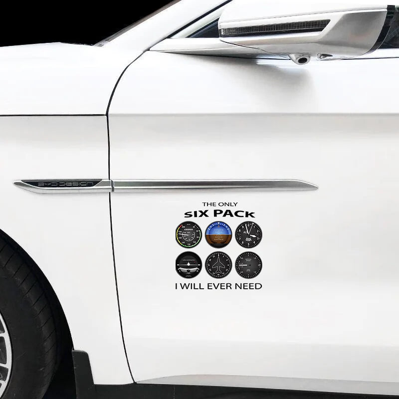Only Six Pack I Will Car Sticker - view 4