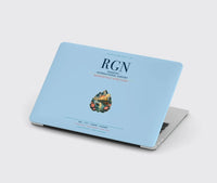 Thumbnail for Yangon International Airport (RGN) design on light blue MacBook case