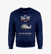 Thumbnail for Kaman SH-2F Seasprite design on navy blue sweatshirt