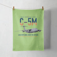 Thumbnail for C-5M Super Galaxy design on light green towel