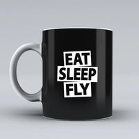 Thumbnail for Customisable Eat Sleep Fly Mug - view 4