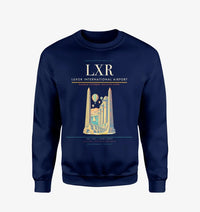 Thumbnail for Luxor International Airport (LXR) design on navy blue sweatshirt