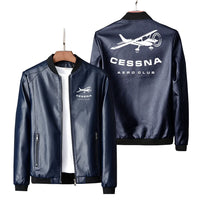 Thumbnail for Cessna Aeroclub Leather Jacket - view 4